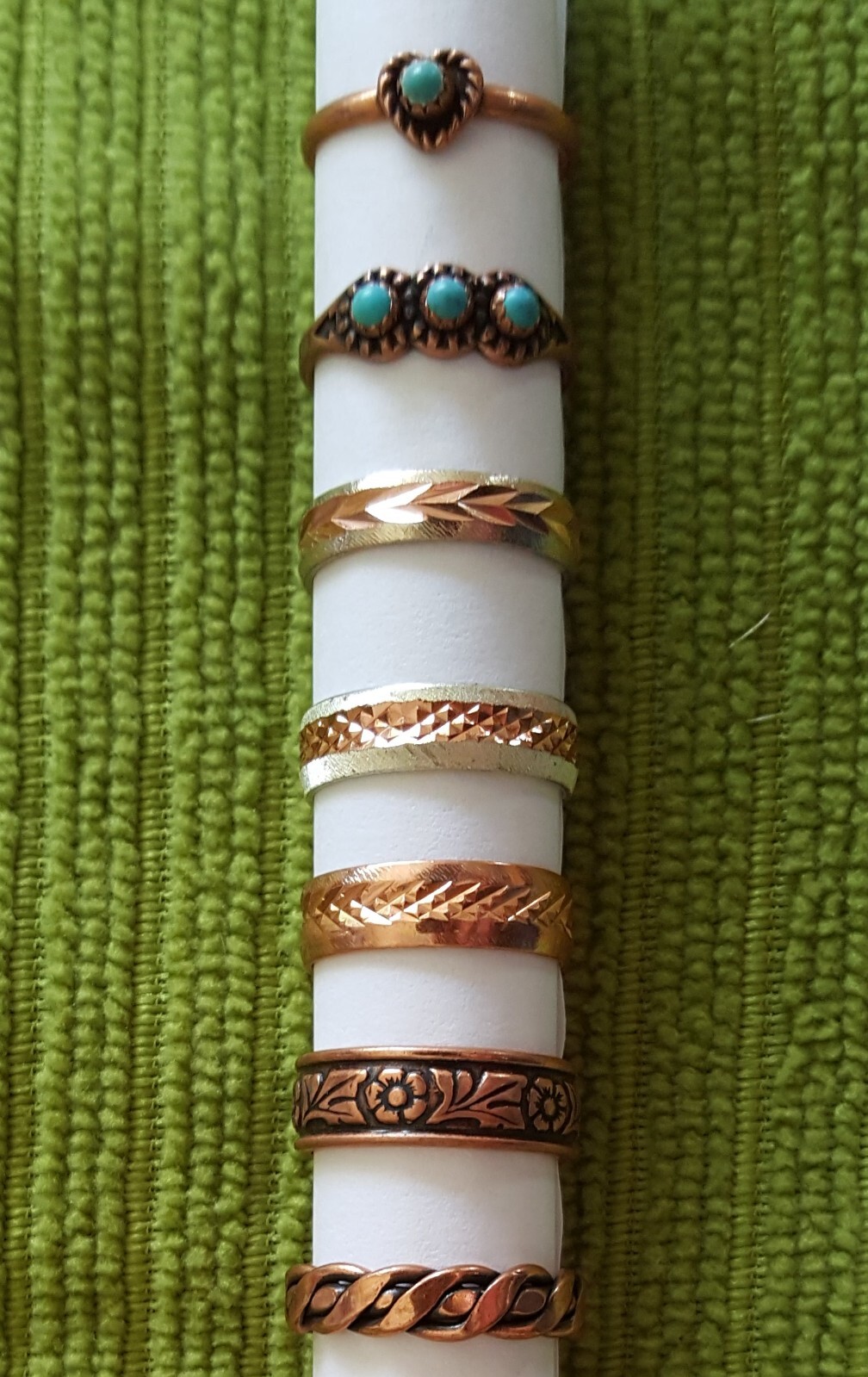 Hand Crafted Copper Ring~ Copper Wrapped Copper ~Healing Effects of Copper