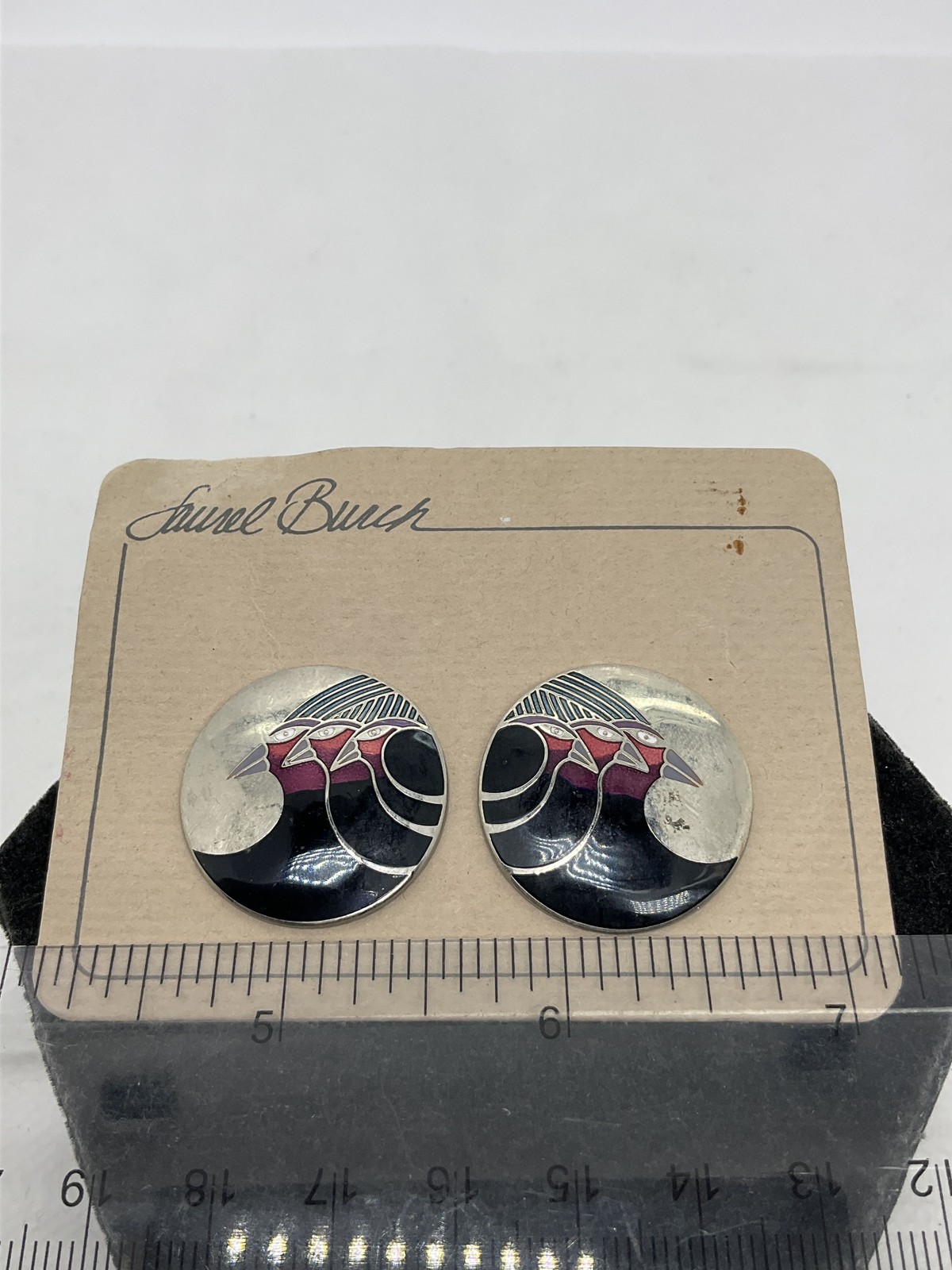 Laurel Burch “Celestial Birds” Post Earrings