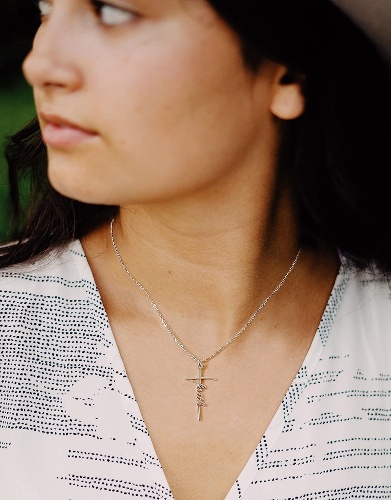 Mom Cross Necklace for Women Birthday Gifts for Mom, Religious Christian Jew…