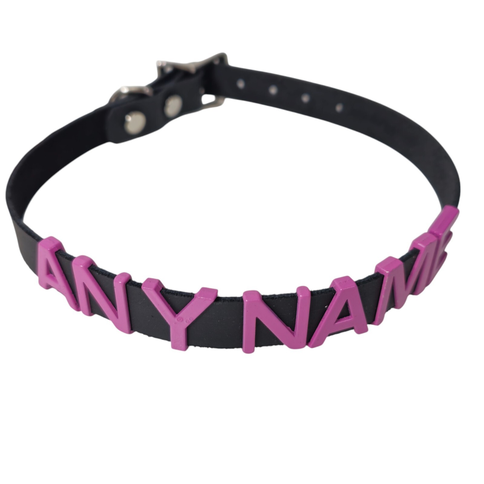 Submissive Name Word Choker Slave Daddy-Bdsm-Slut-Collar-Adult-Kinky-Made In USA