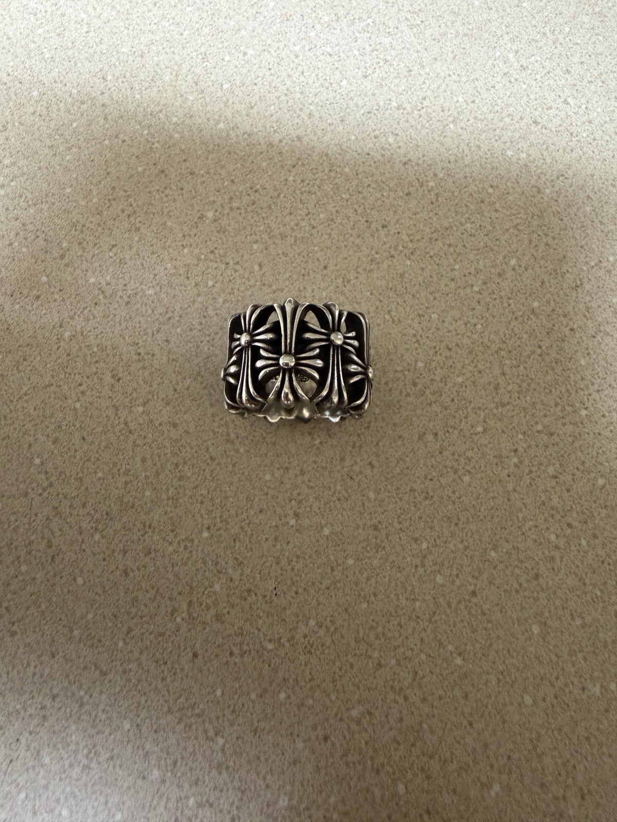 Chrome Hearts Cemetery Ring Size 8.5 [Authentic] 925 2003 Sterling Silver