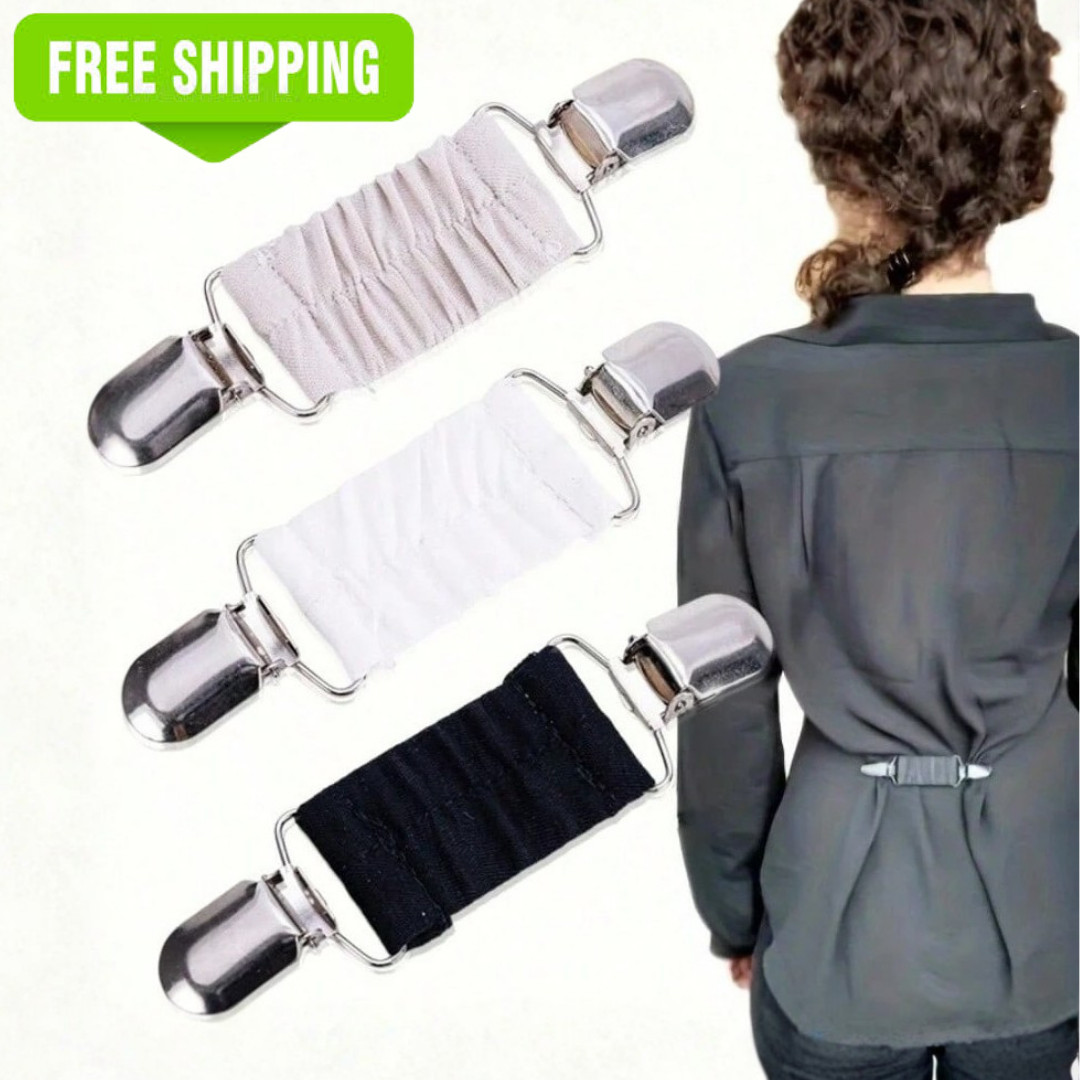 Dress Cinch Clip Set Elastic Clothing Clips for Tightening Dresses Cardigan Clip