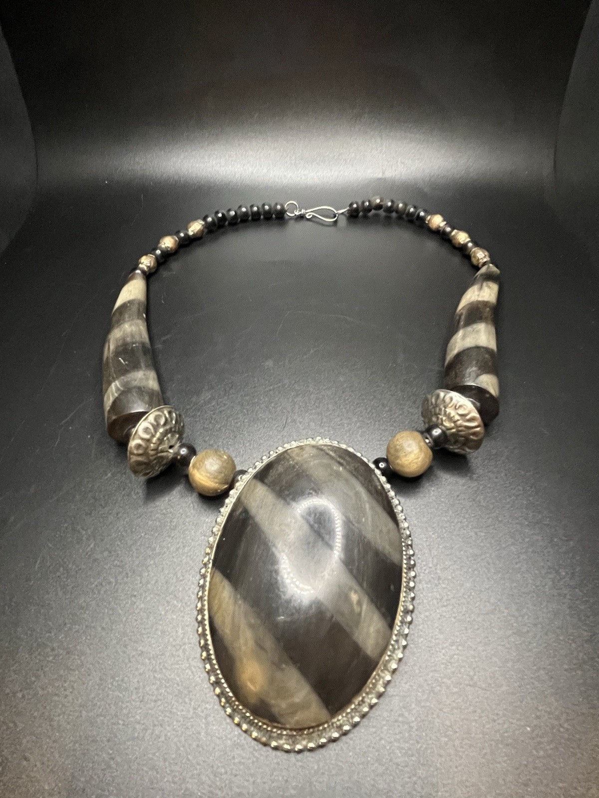 Genuine horn Statement Necklace