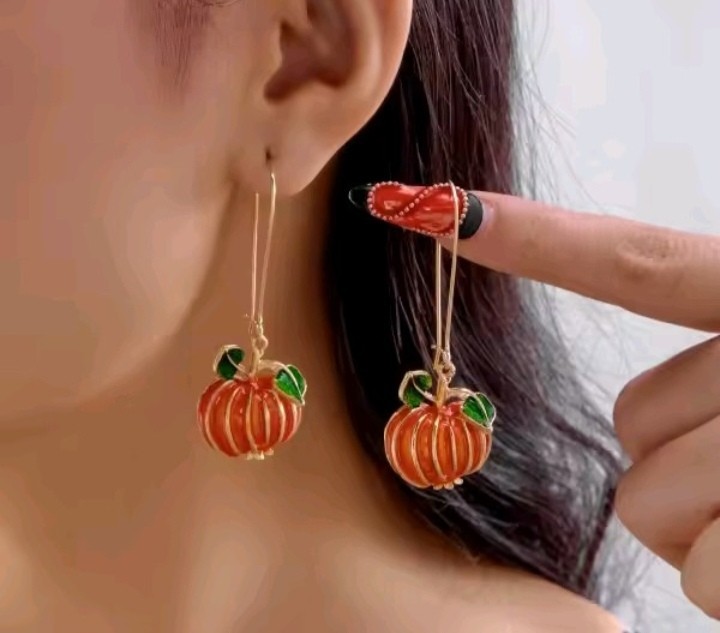 Halloween Earrings Collection Pumpkin Ghost Spider Skeleton Gothic Dangle Gift