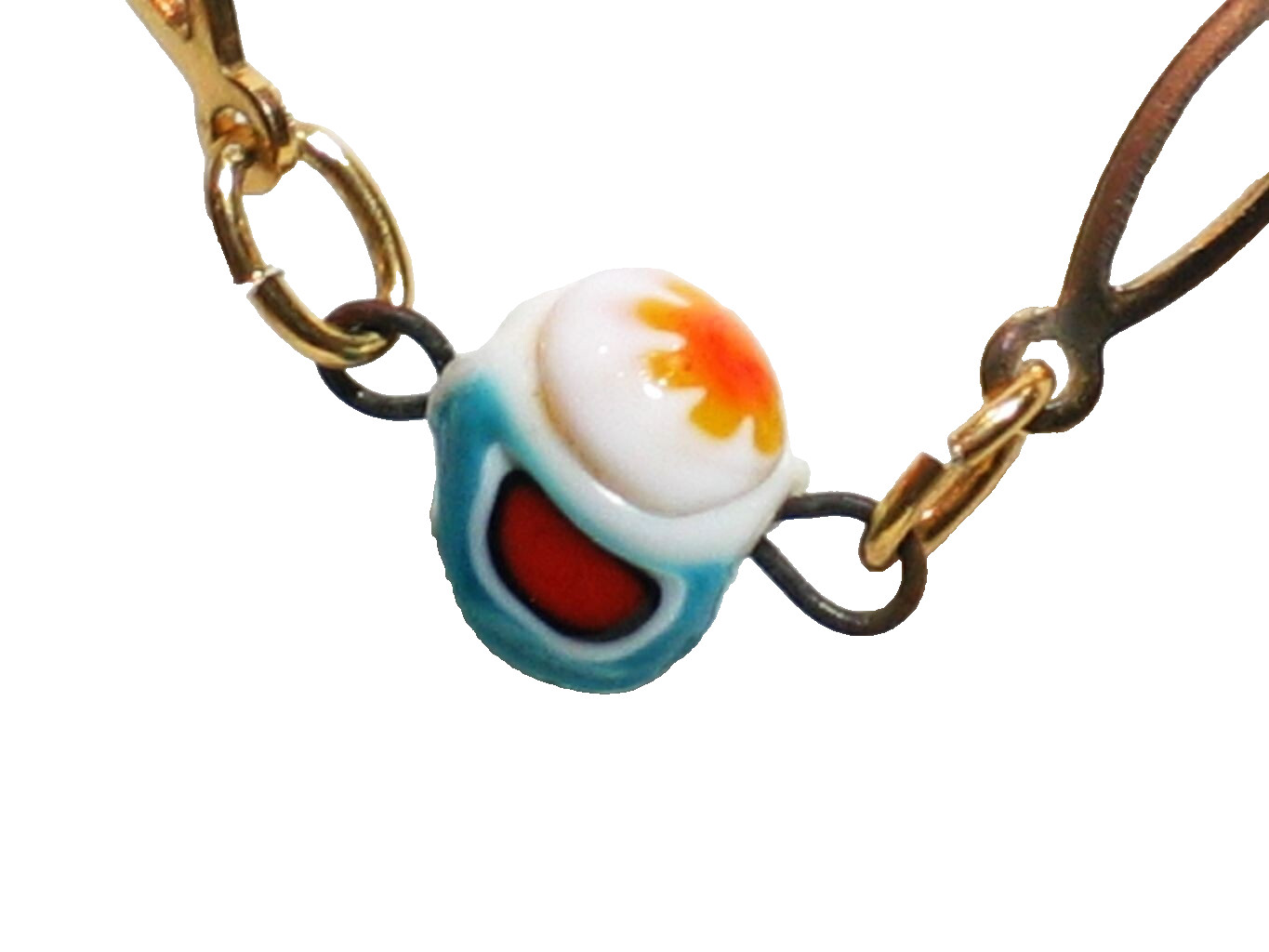 Murano Glass Necklace, Matinee Length, 24 Inches, 61 cm