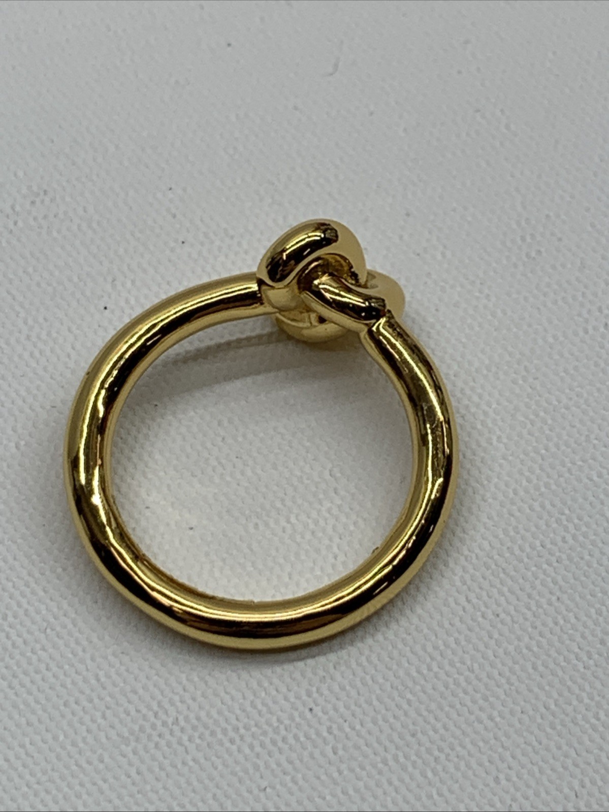 Kate Spade New York Double Knot Ring 700 Gold Size 8 Everyday Wear Casual Classi