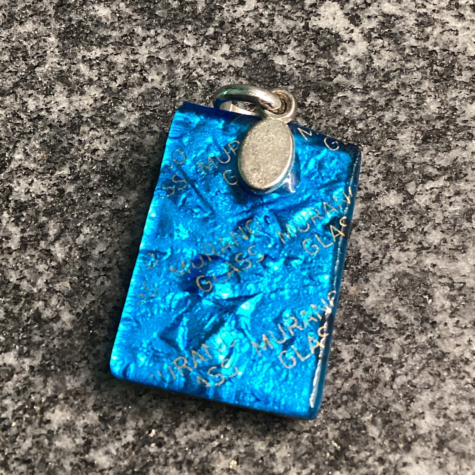Murano Glass Rectangular Pendant