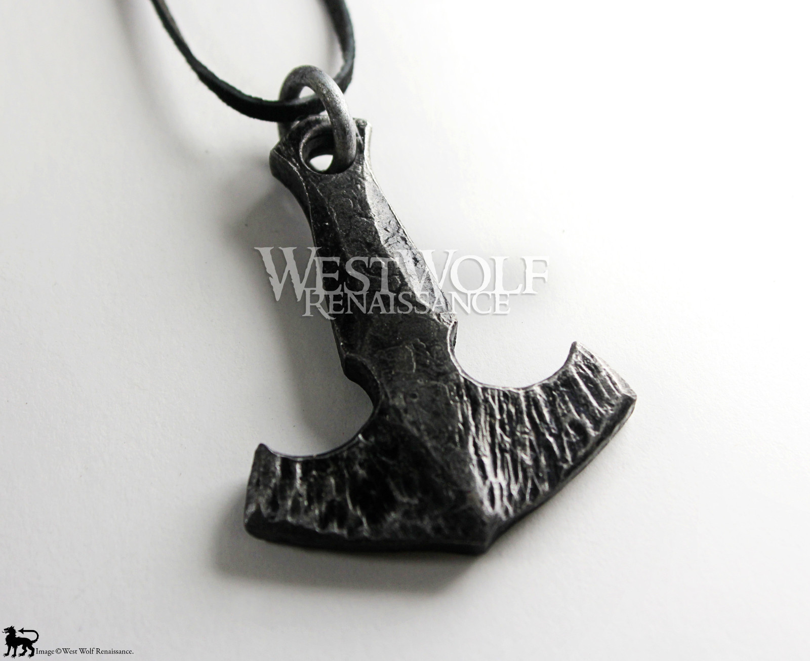 Hand-Forged Viking MJOLNIR Thor’s Hammer Pendant – Norse/Medieval/Jewelry/Skyrim