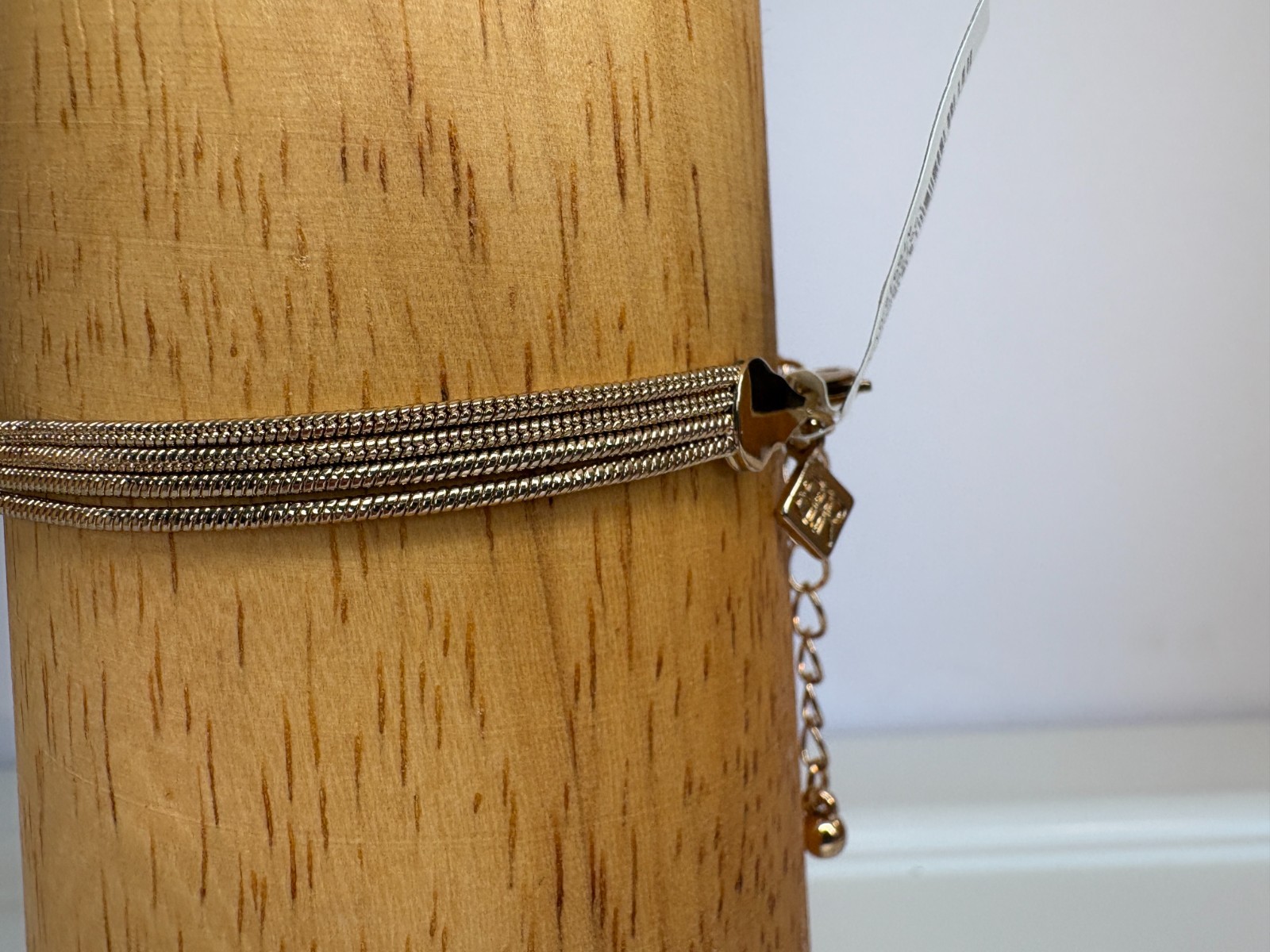 Banana Republic Goldtone Multi Four Strand Infinity Bracelet NWT
