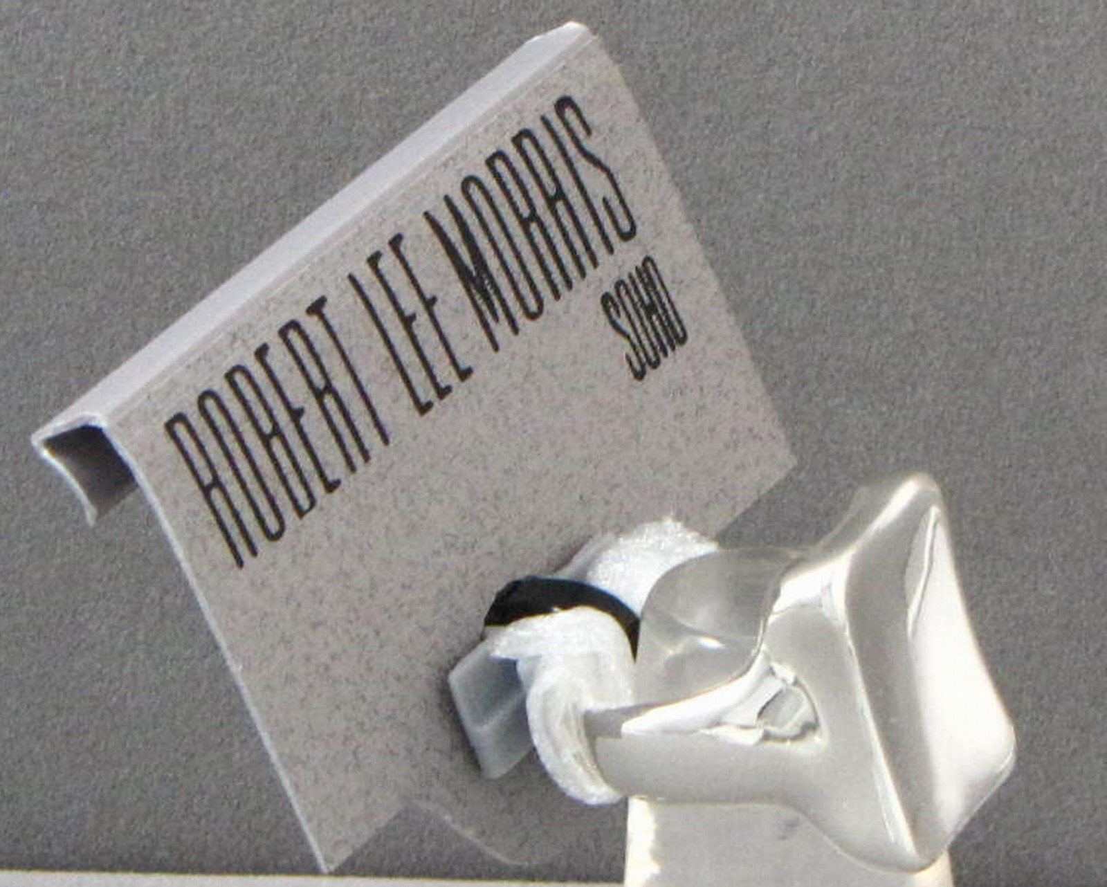 Robert Lee Morris Rectangle Tablet Ring RLM SOHO Silverplate Size 7 NWT