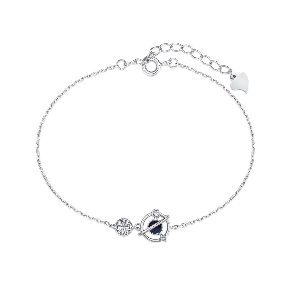 Planet Silver Bracelet/s9251/giftforher/