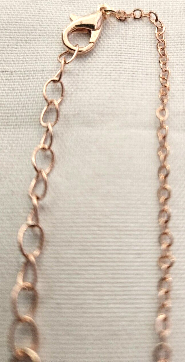 Mickey Mouse Shaped Pendant Necklace Rose Gold Colored Great Gift Idea SO CUTE!