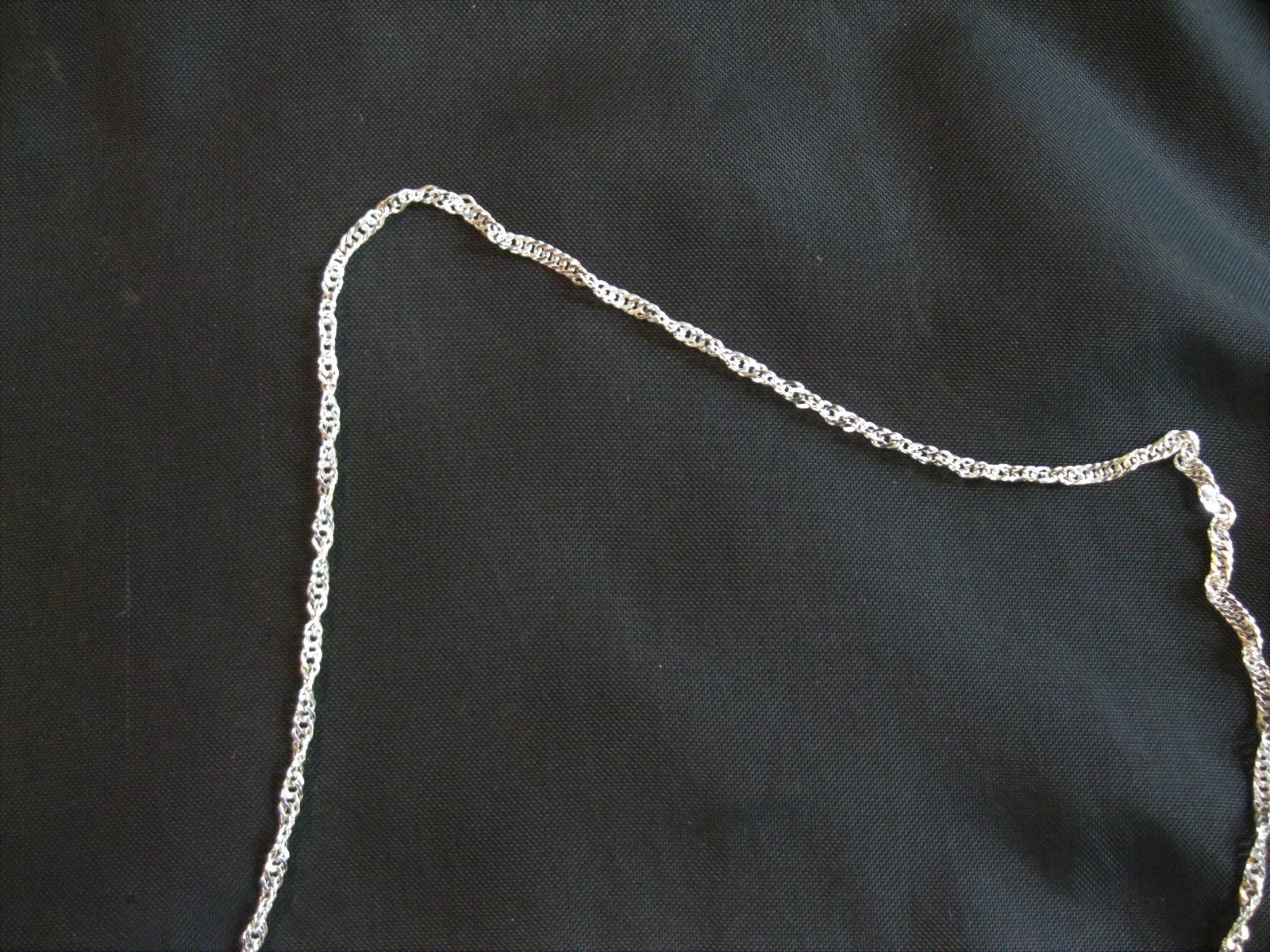 Sterling Silver fashion Jewelry 1.4mm Twisted Wave Chain 16″ Necklace