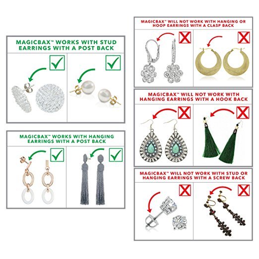 Magic Earring Back Hypoallergenic Fit all Post Earring As We Seen on TV .