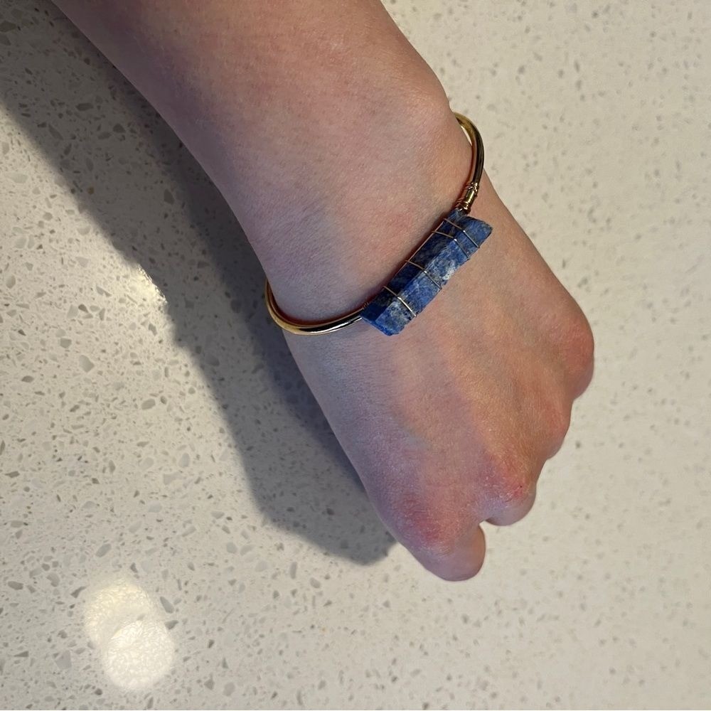 Asymmetrical Beaded Cuff Bracelet