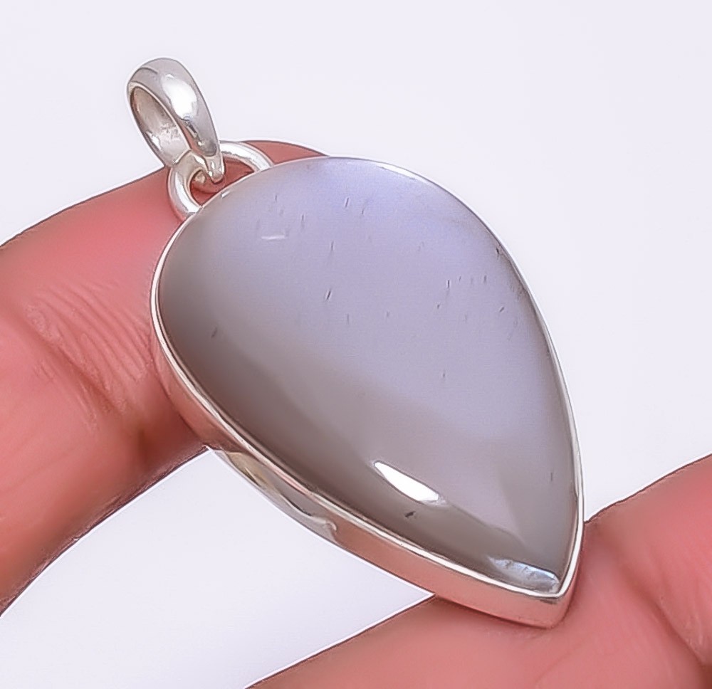 Moonstone – Sri Lanka 925 Sterling Silver Pendant 1.68″ P972827, Christmas Gift