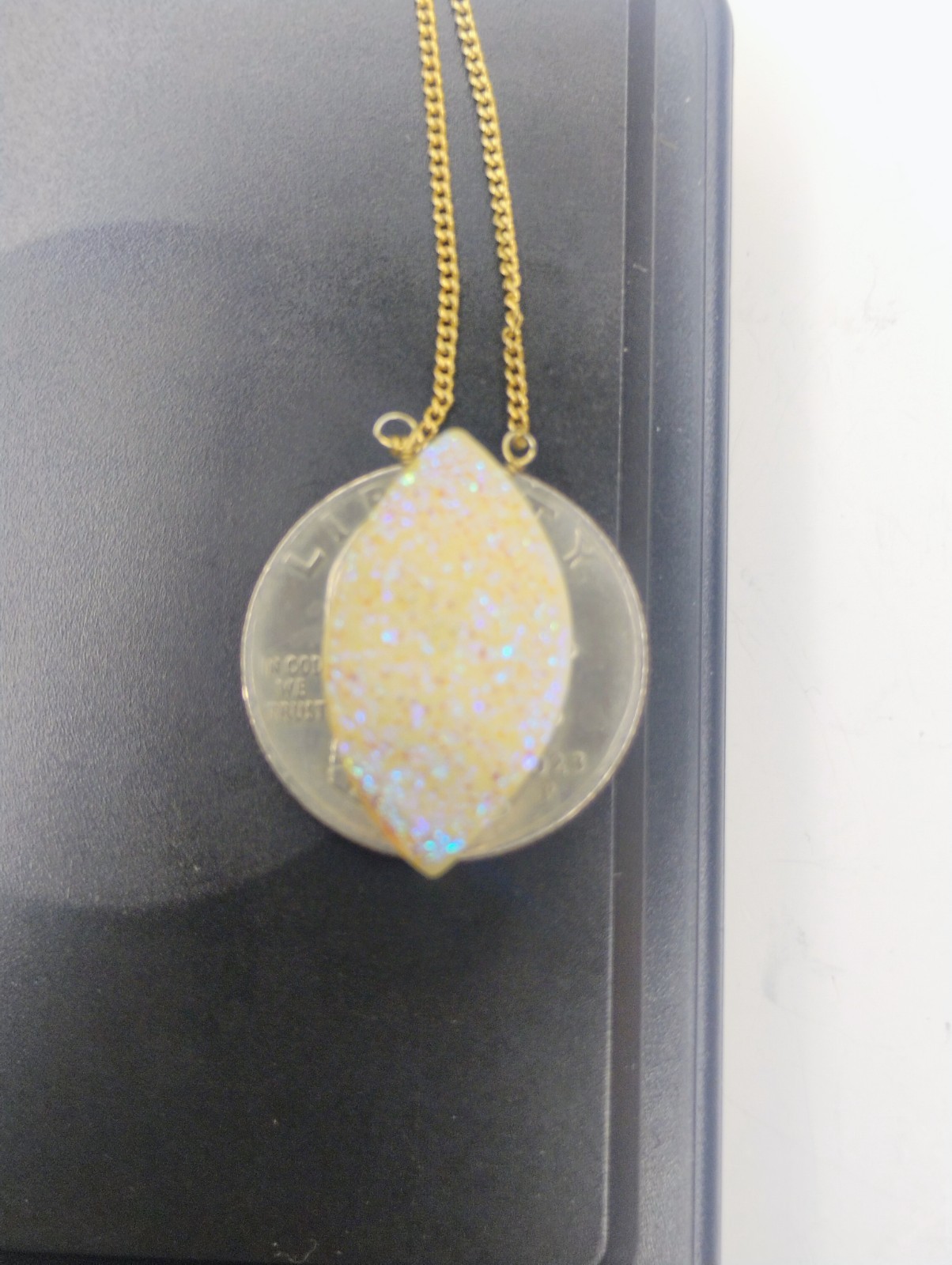 Luna Norte Druzy Pendant Necklace