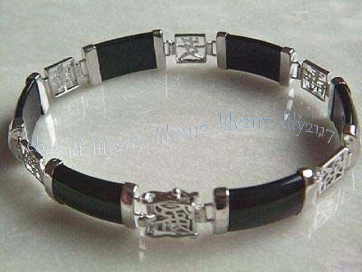 Stunning Natural Jade Bracelet Fortune Women Lucky Bangle Gemstone Jewelry Gifts