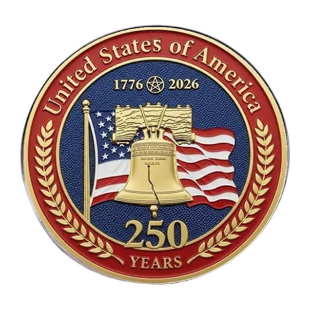 USA 250th Anniversary Commemorative Pin 17762026 Patriotic Lapel Pin 4th of J…