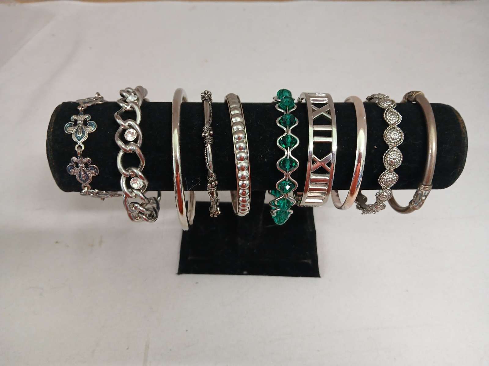 Lot of 10 Bracelets. Various Styles (#567)