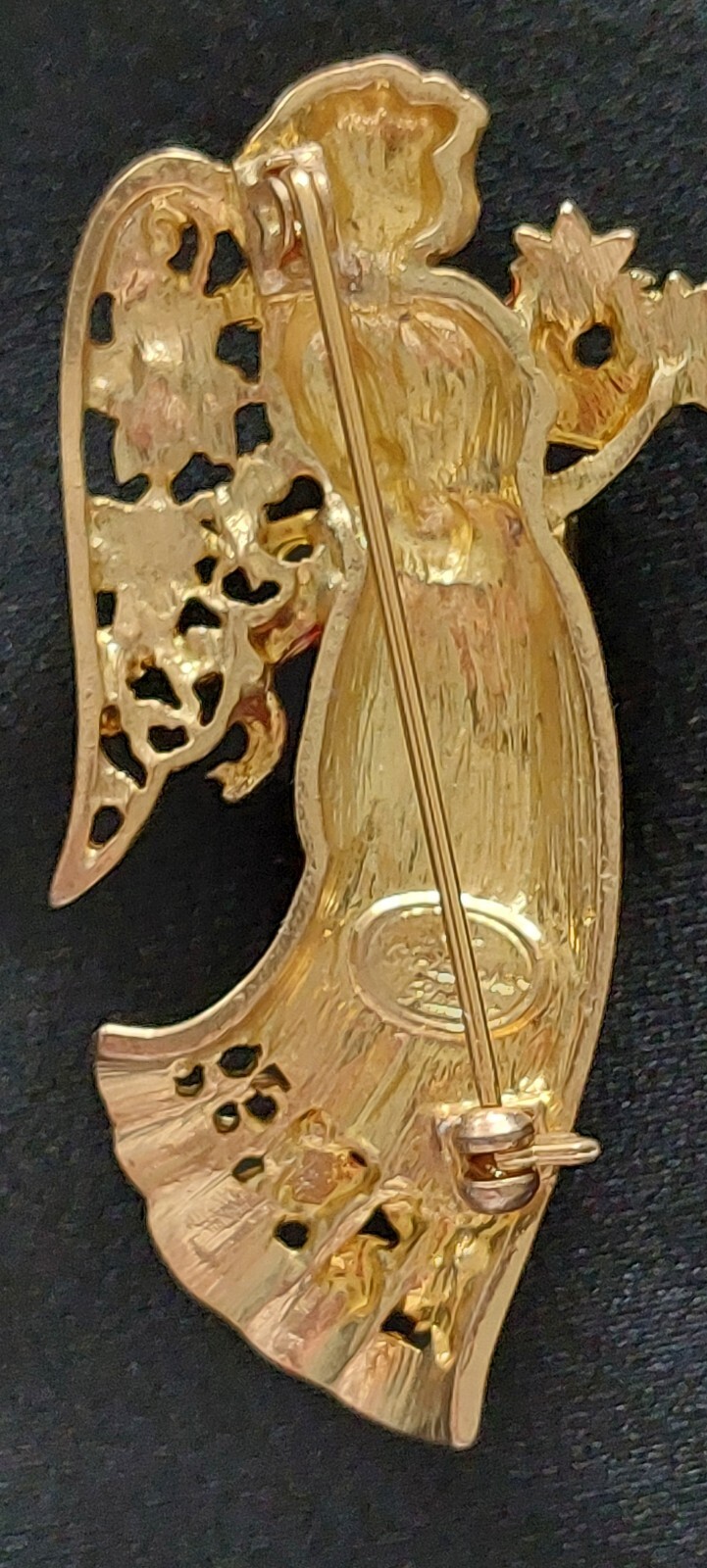 Christopher Radko Enameled Angel Christmas Pin