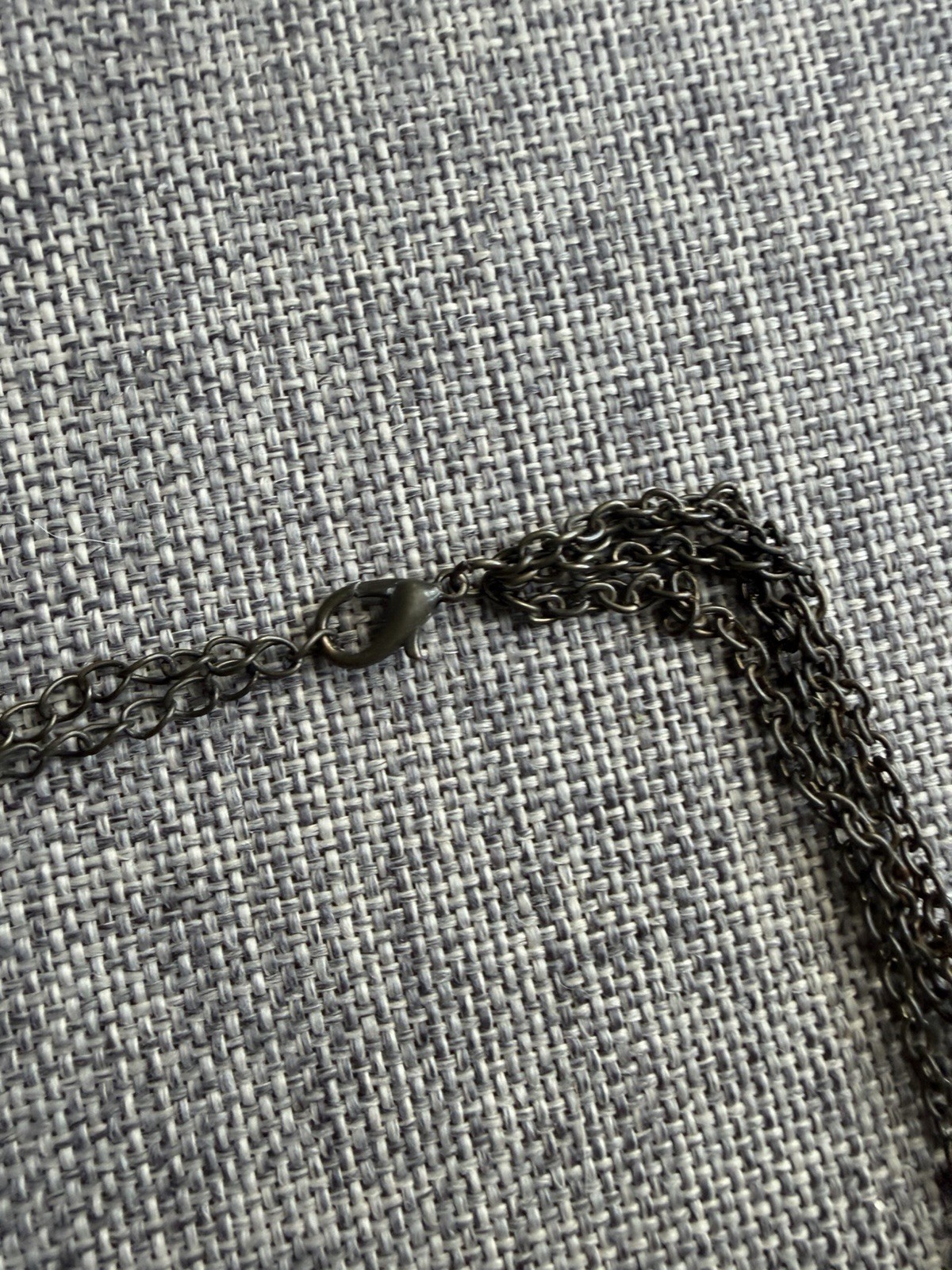 Multi-Strand Beaded Statement Necklace with Bronze-Tone Accents