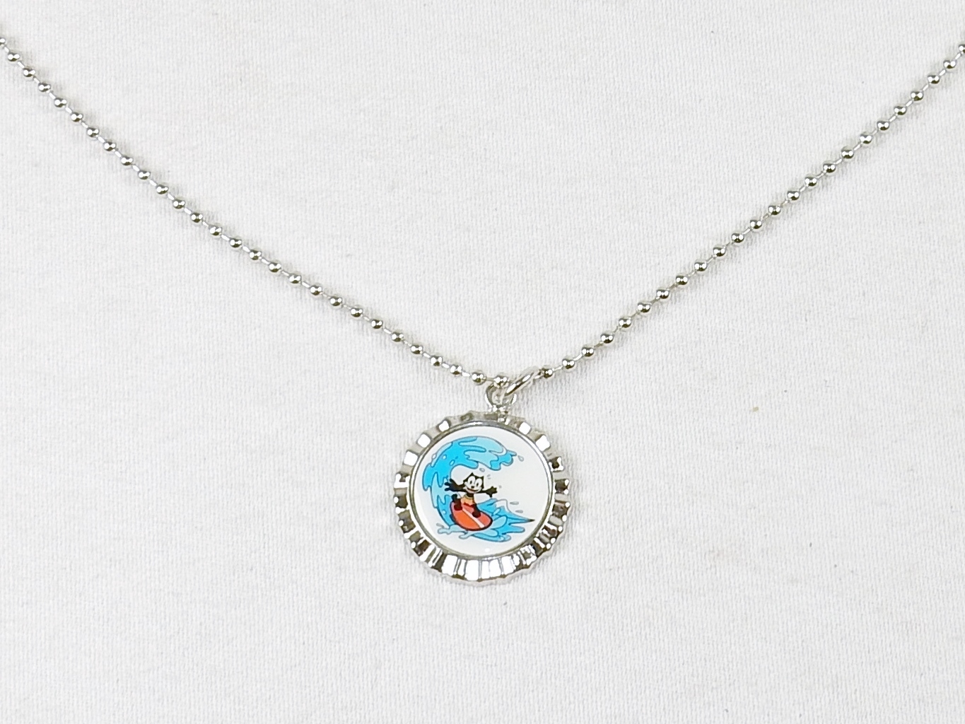 Felix The Cat Fashion Jewelry Set ~ Necklace, Earrings, Bracelet ~ #FLX-SRF-05