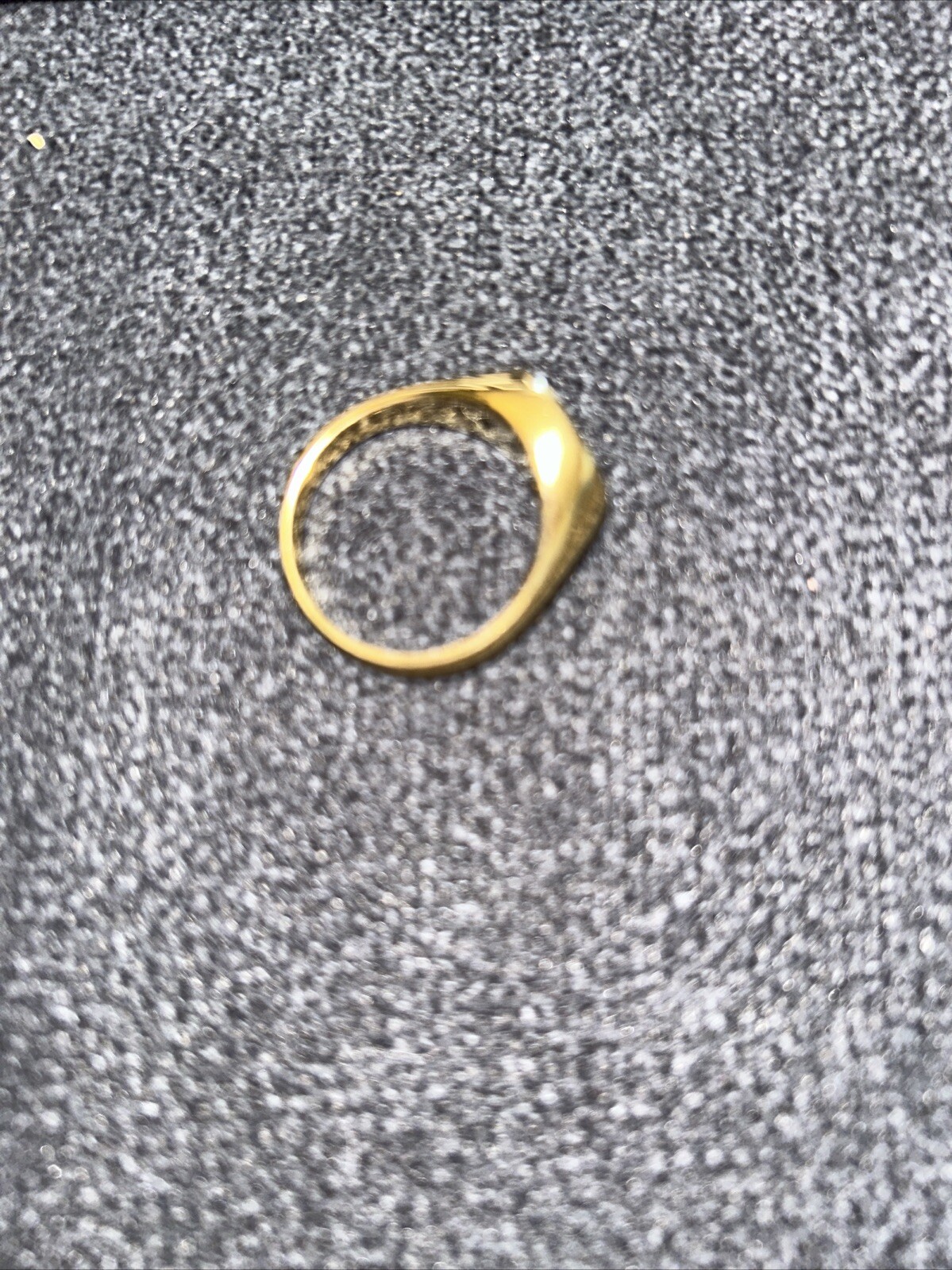 Monogram M Initial For Chinatown Market Gold Tone Ring Unisex Sz 8 New