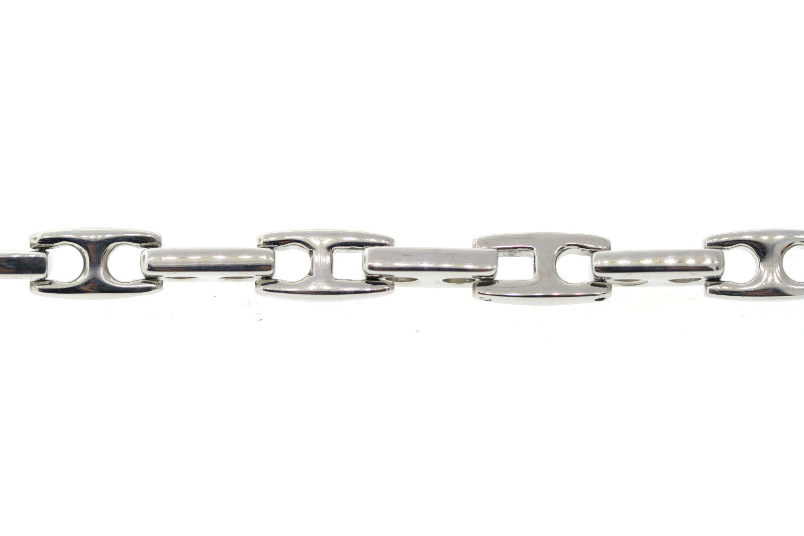Men’s Stainless Steel 6.5mm Gear Link Necklace