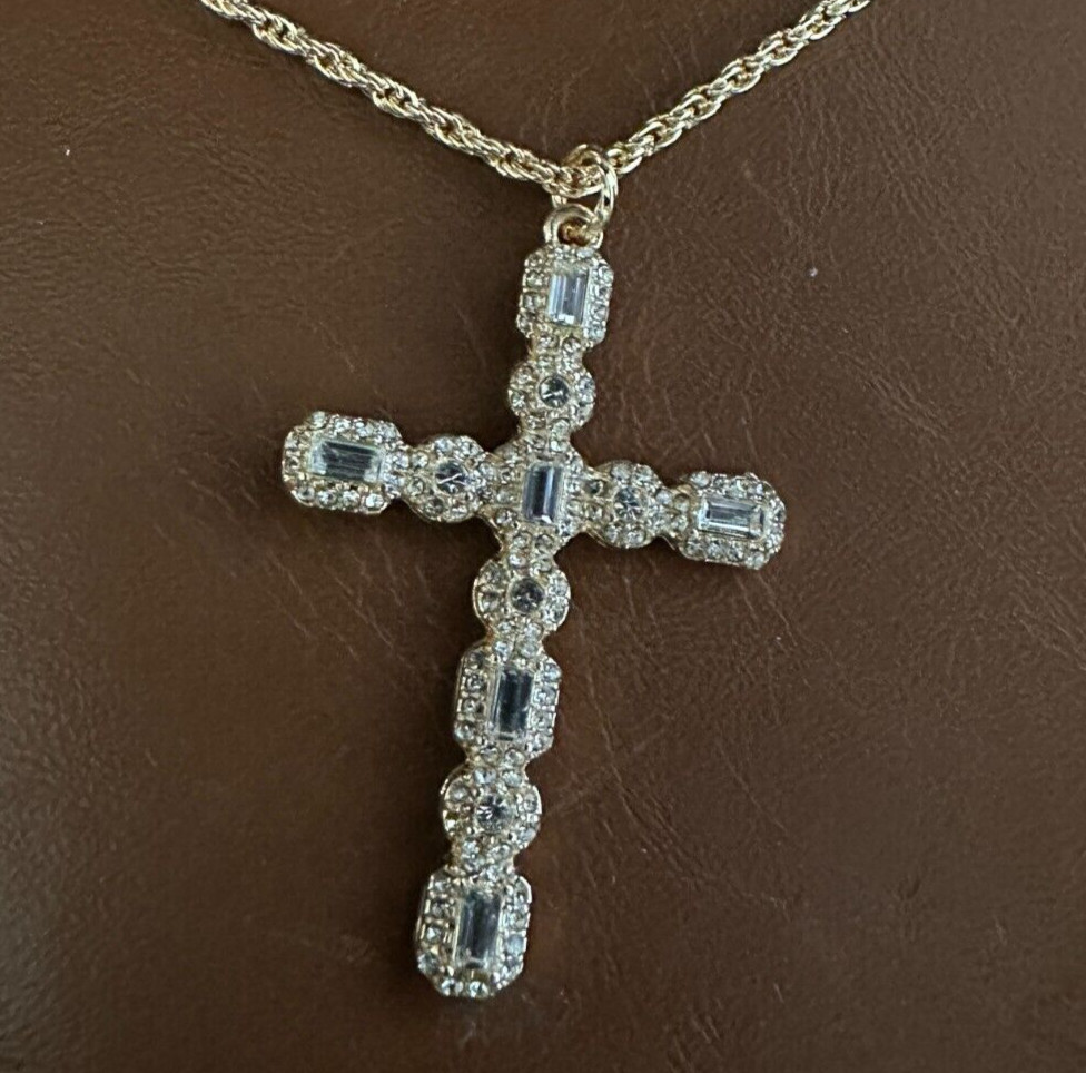 Reseller Lot of 190 – 8 Other Reasons 8OR Gold Cross CZ Pendant Necklaces