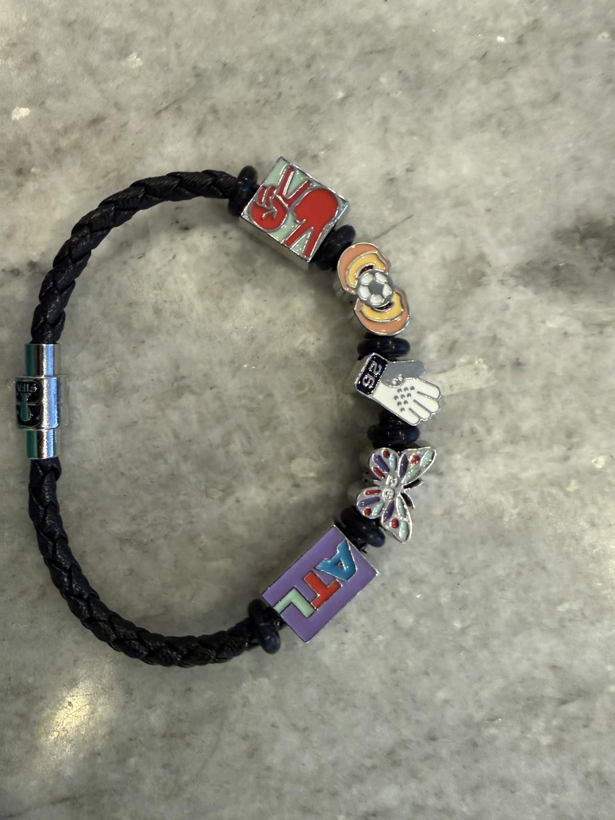 FIFA World Cup BOA Soccer Charm Bracelet ATL Atlanta city
