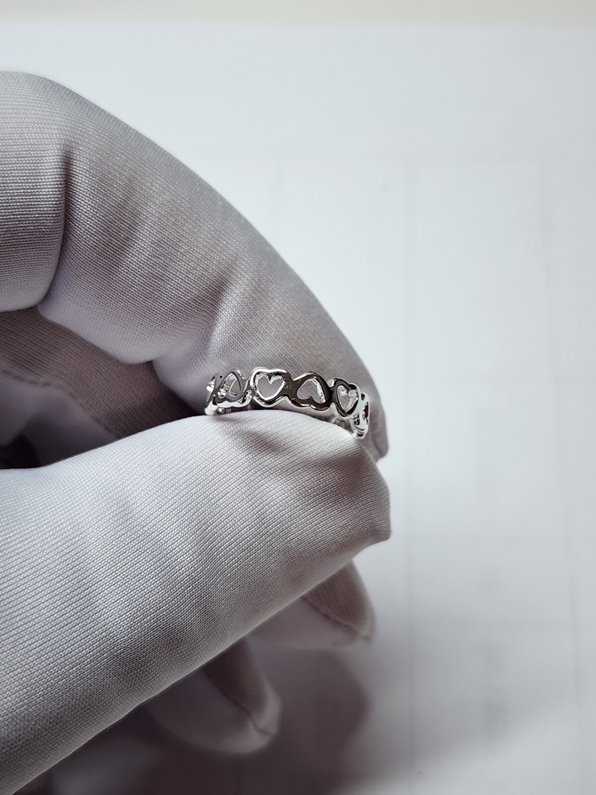 Silver Plated Multi Heart Adjustable Unisex Ring Fashion Jewelry For Women