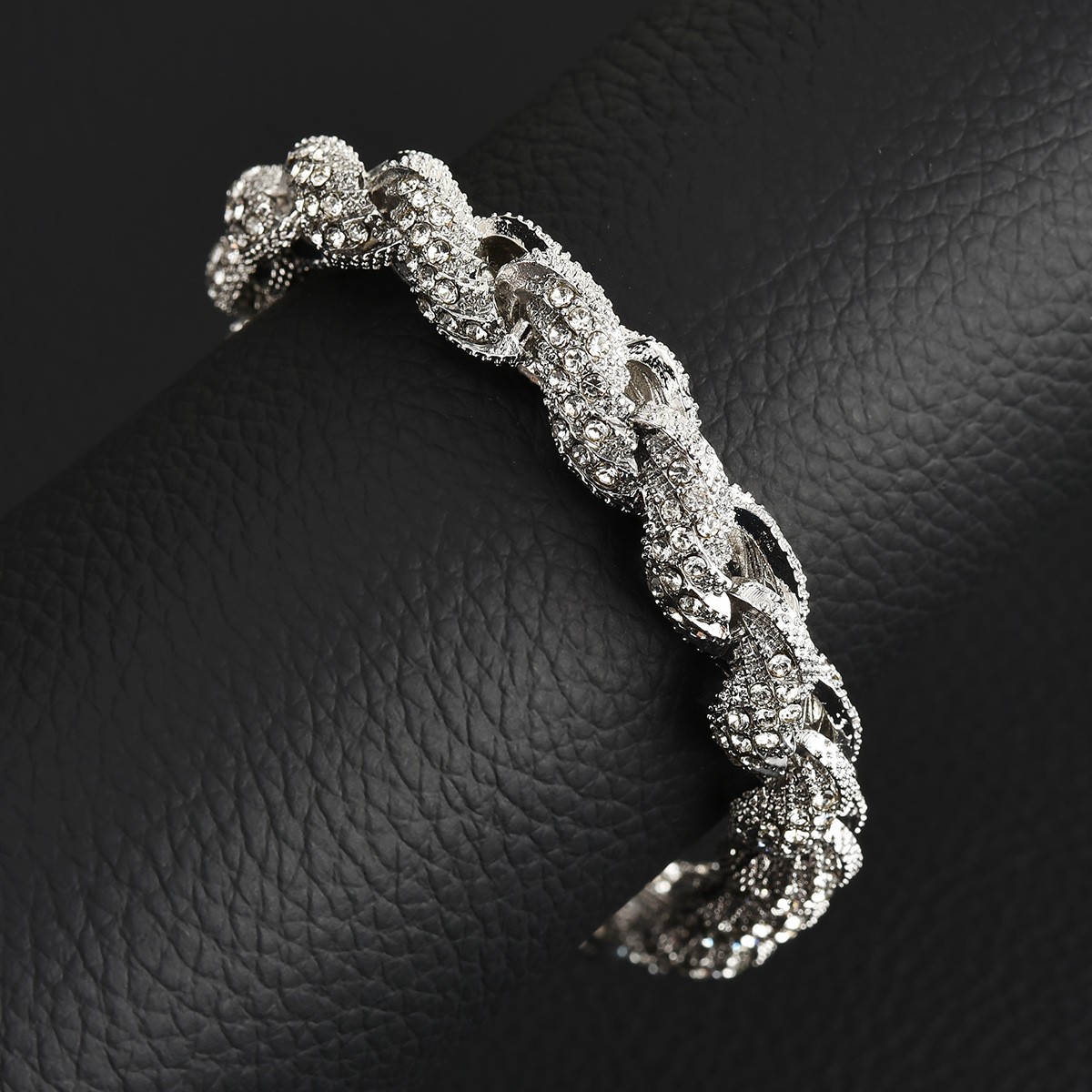Gold Silver Stainless Twisted Rope Chain Necklace Unisex Bling Layering Choker