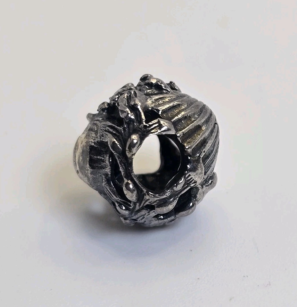 Trollbeads Treasures Sterling Silver Ocean Treasures Bead Starfish Shell Charm