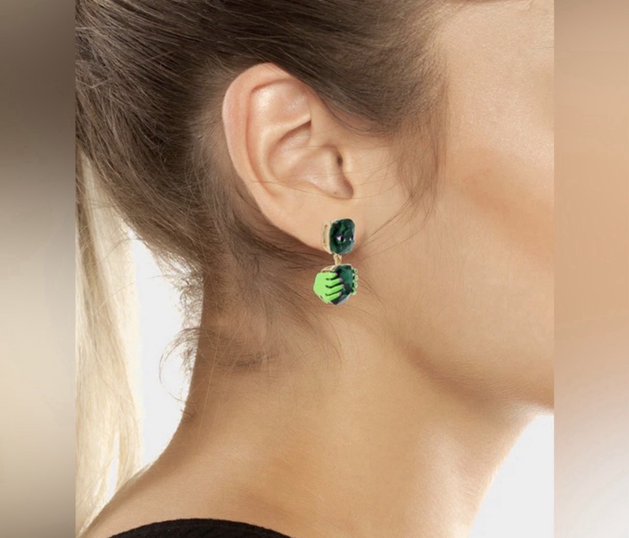 BETSEY JOHNSON RICH WITCH ZOMBIE HANDS EARRINGS – NWT