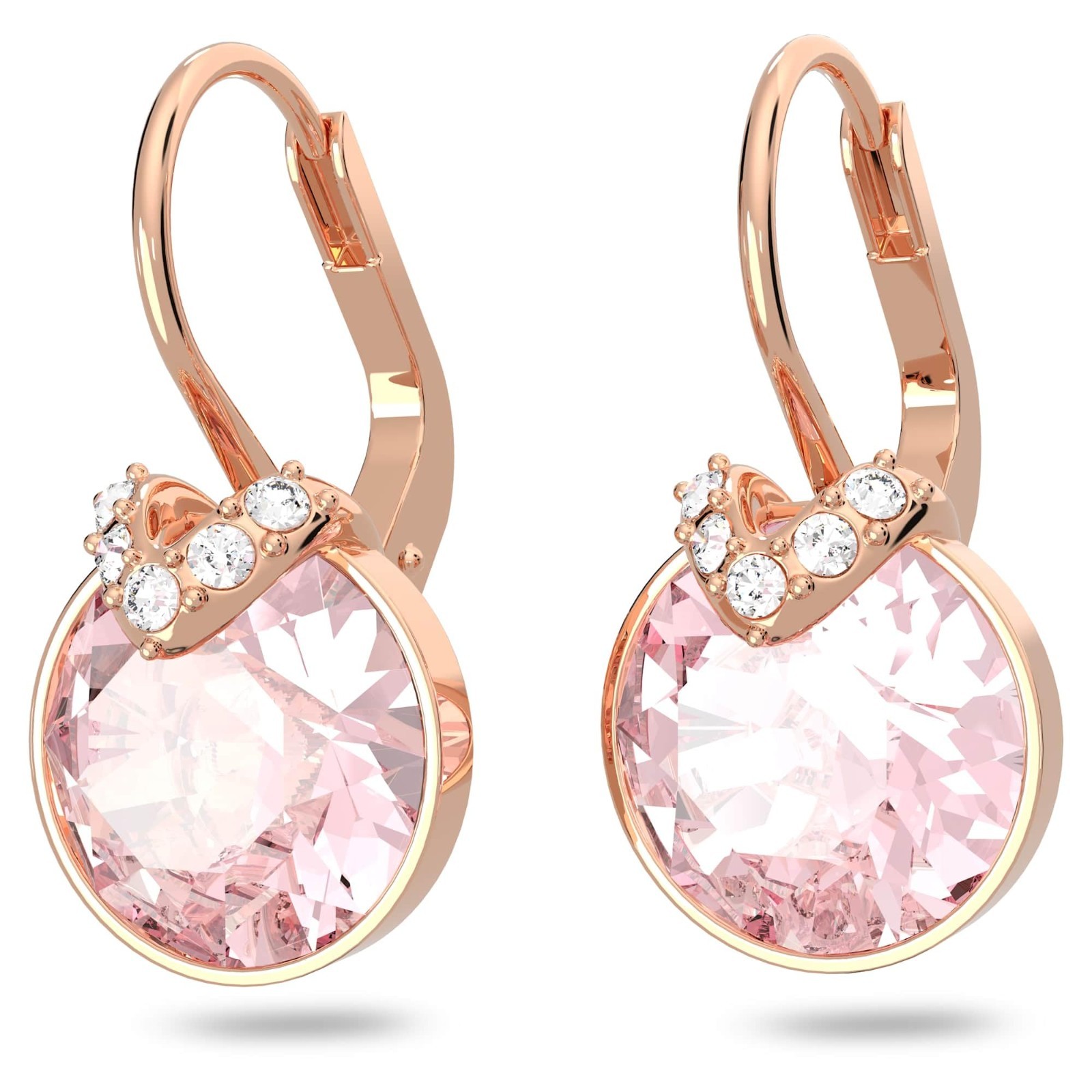 Elegant Crystal Earrings – Grey, Yellow, Clear & Rose Color Gems – Bella V Colle
