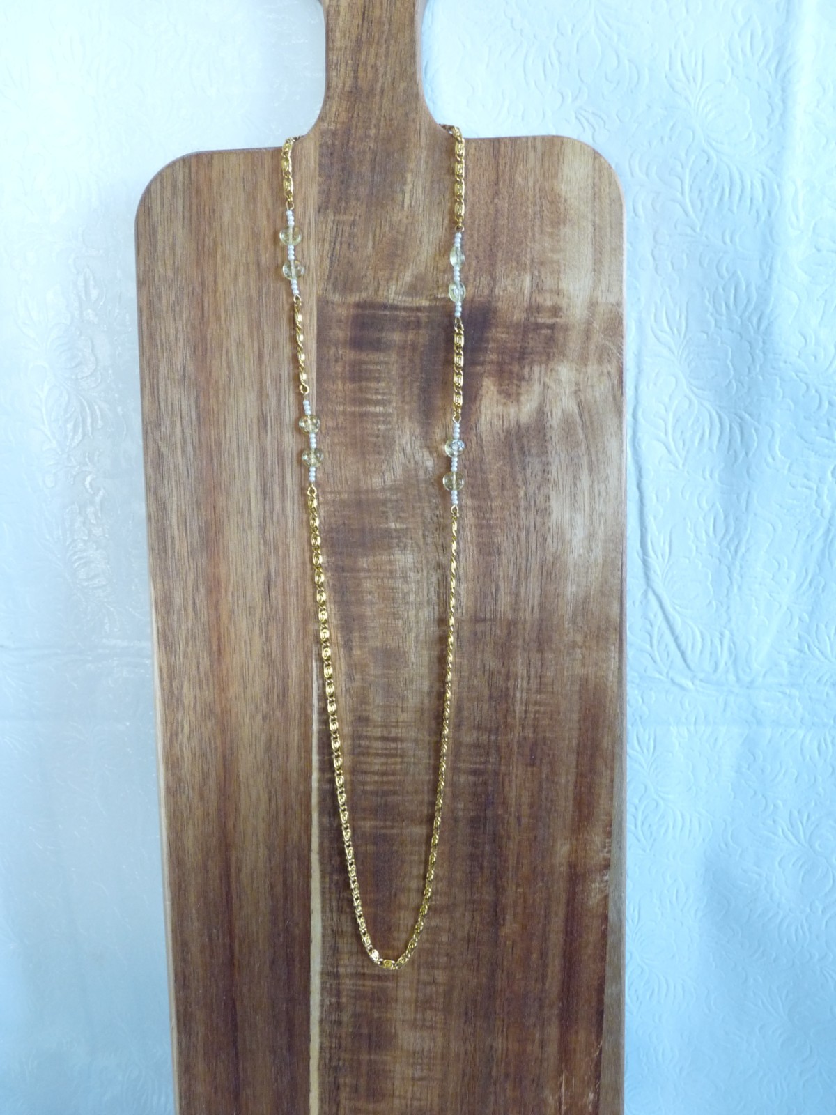 Bijoux Jewelry Gold Plated Necklace Made in Italy 26 in 17 grams NICE