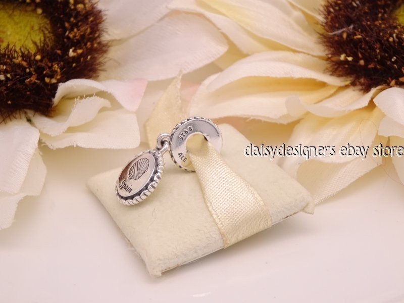 New Pandora Exclusive Spain Conch Shell Destination Charm w/Box