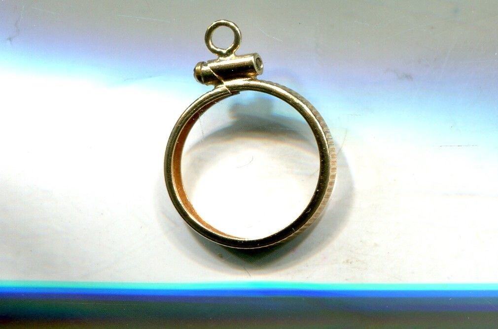 1/25 OUNCE CAT GOLD PLATED BEZEL SCREW TOP 7654S