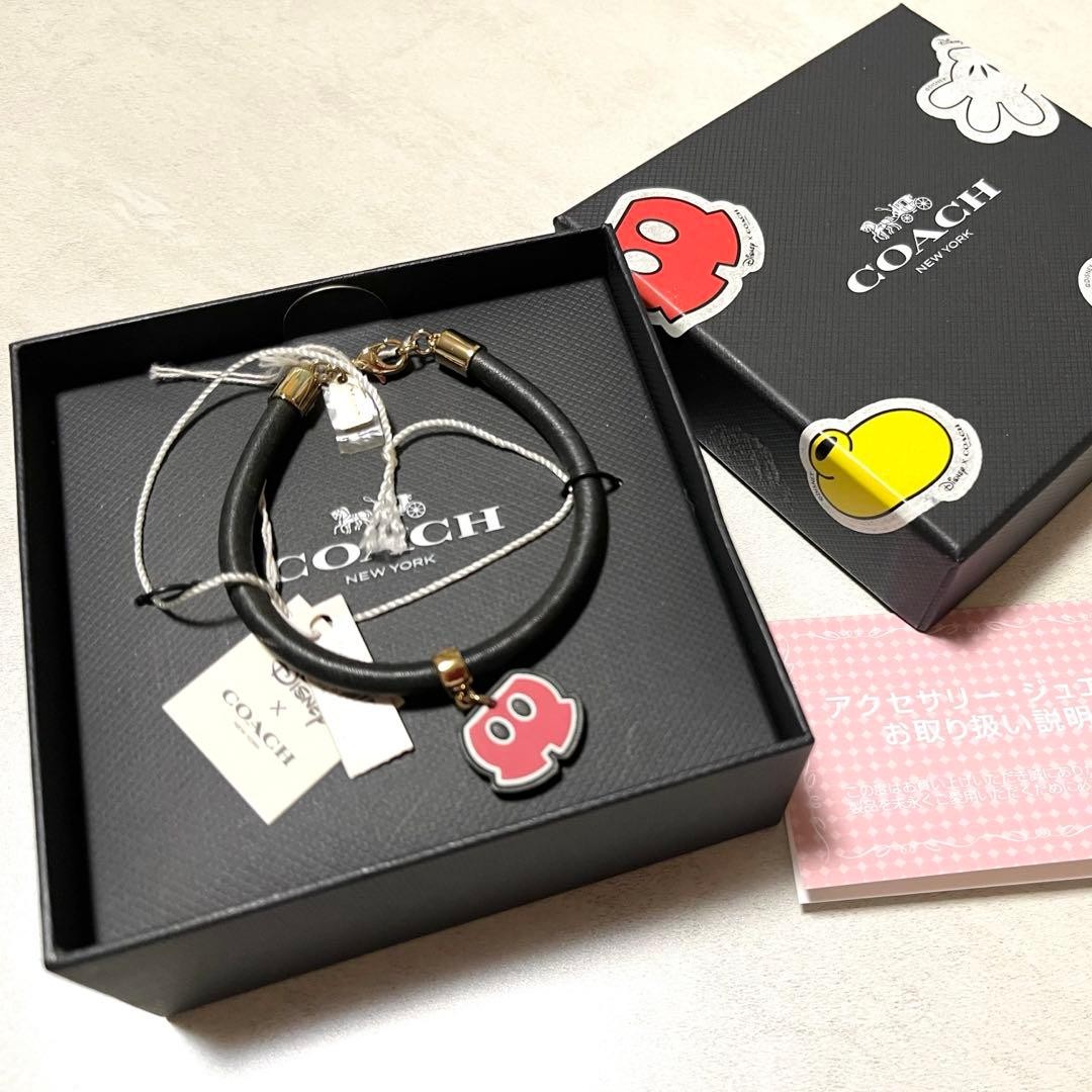COACH x Disney Collaboration Mickey Mouse pants Bracelet unisex adults accessory