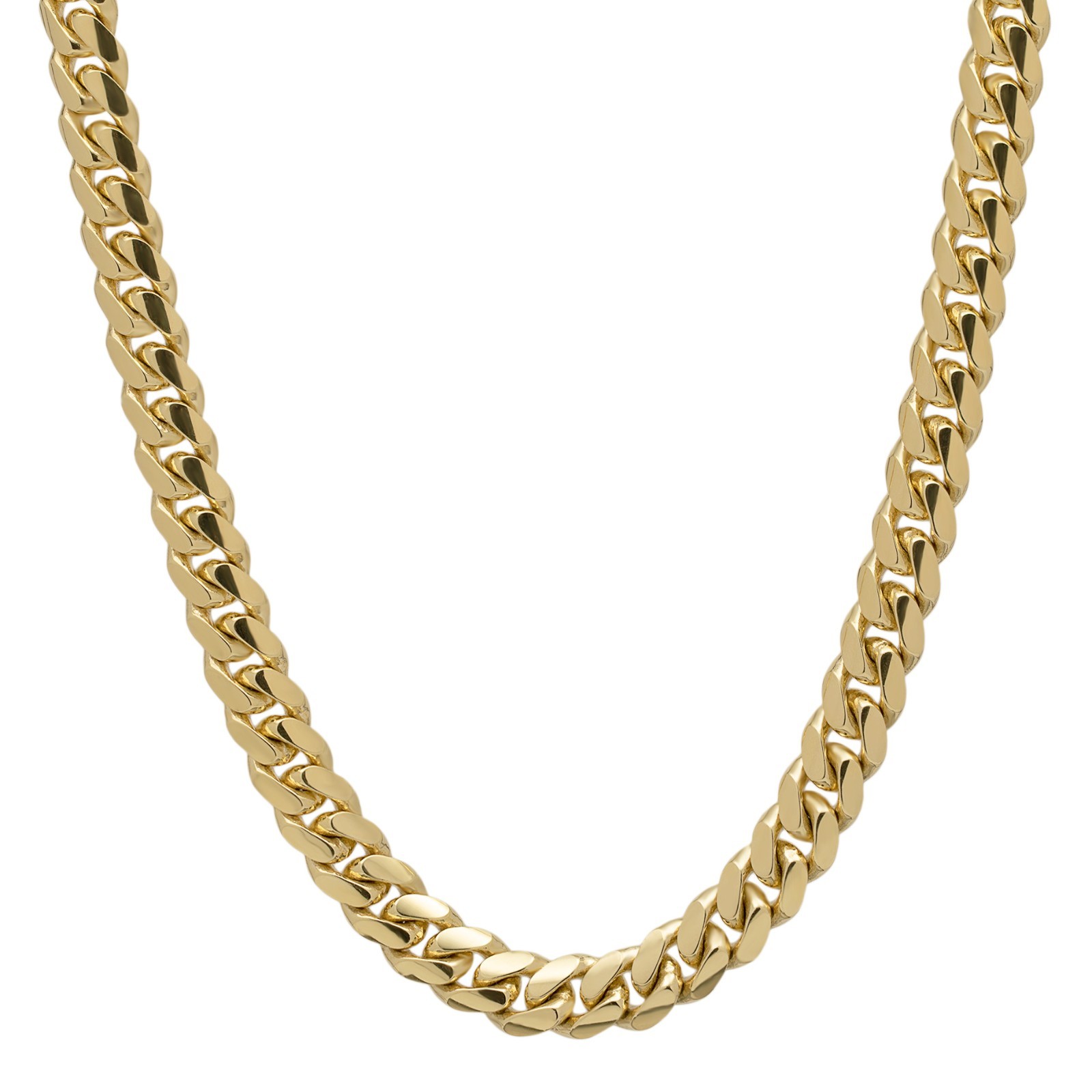 4mm Miami Cuban Chain 14K Yellow Gold 18″ 23.57 Grams As Seen As