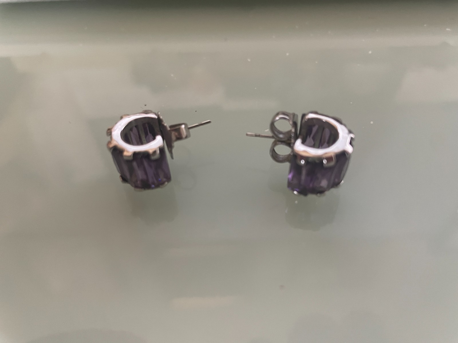 Set of 3 Lia Sophia Earrings- Black, Pink and Purple