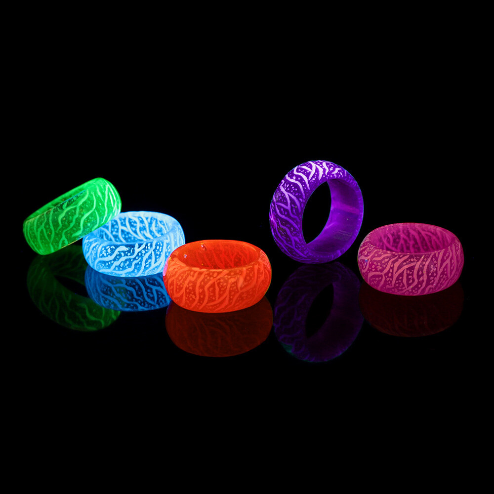 Luminous Glow Ring Glowing In The Dark Jewelry Rings For Women Men Gift