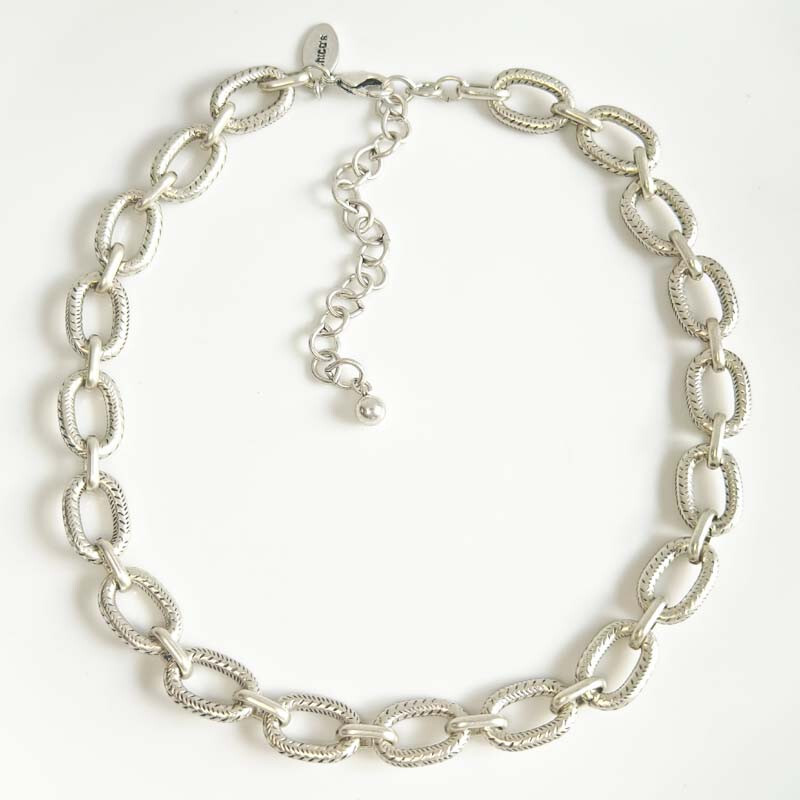 16″ Chicos Minimalist Statement Chain Necklace Chic Women Party Vacation Jewelry