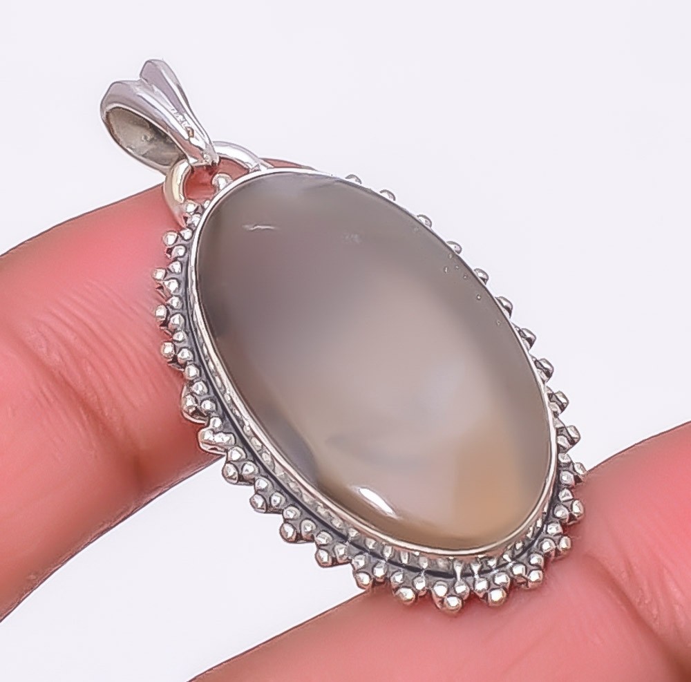 Moonstone – Sri Lanka 925 Sterling Silver Pendant 1.56″ P972819, Christmas Gift