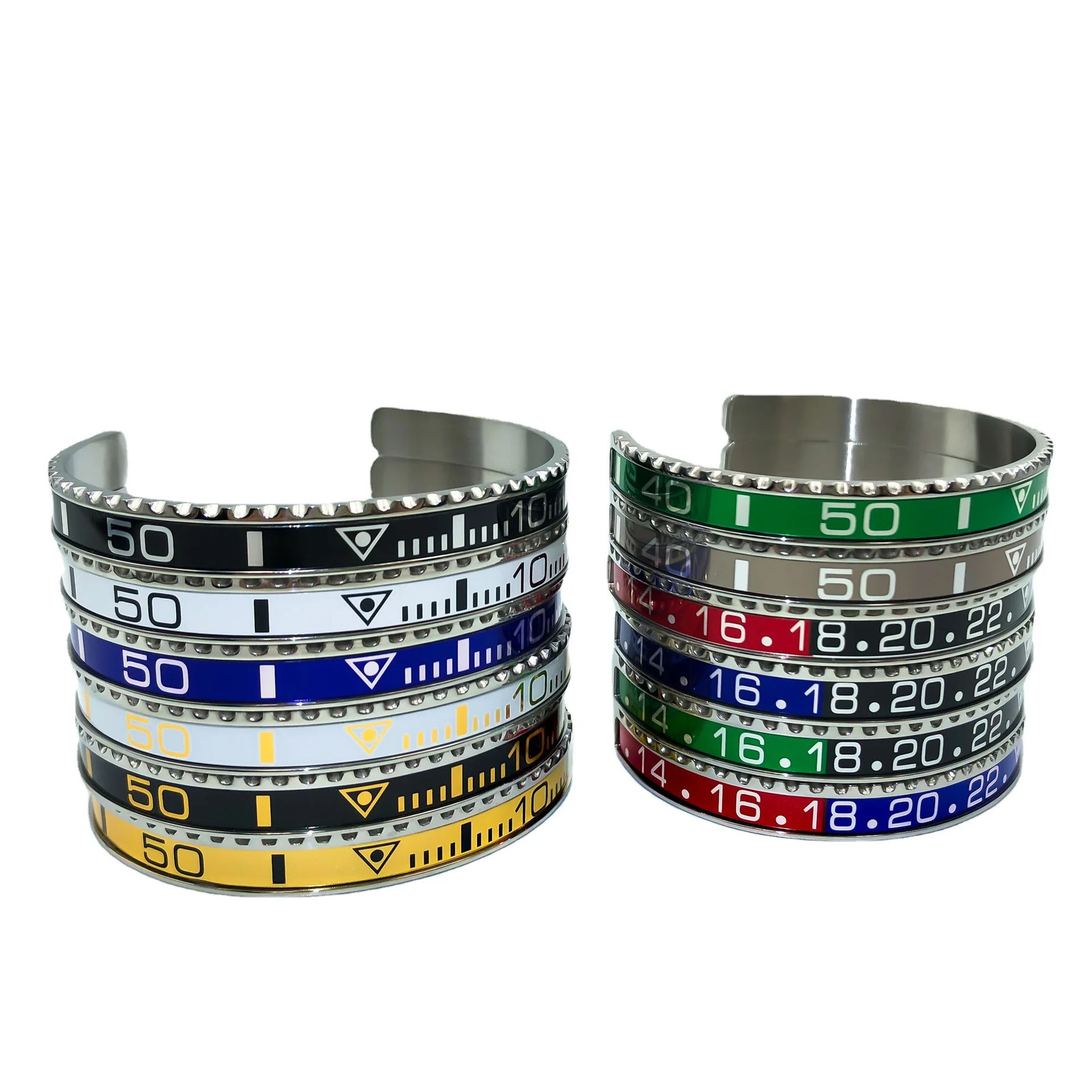 Men and Women Stainless Steel Personality Bracelets Digital Speedometer Bracelet
