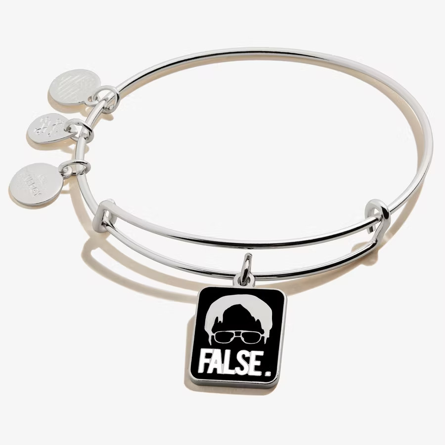 ALEX AND ANI Bracelet THE OFFICE Bangle DWIGHT Face FALSE New ~ FREE SHIP!