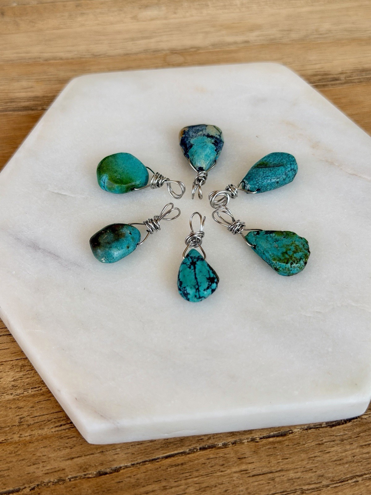 Turquoise Teardrop Necklace