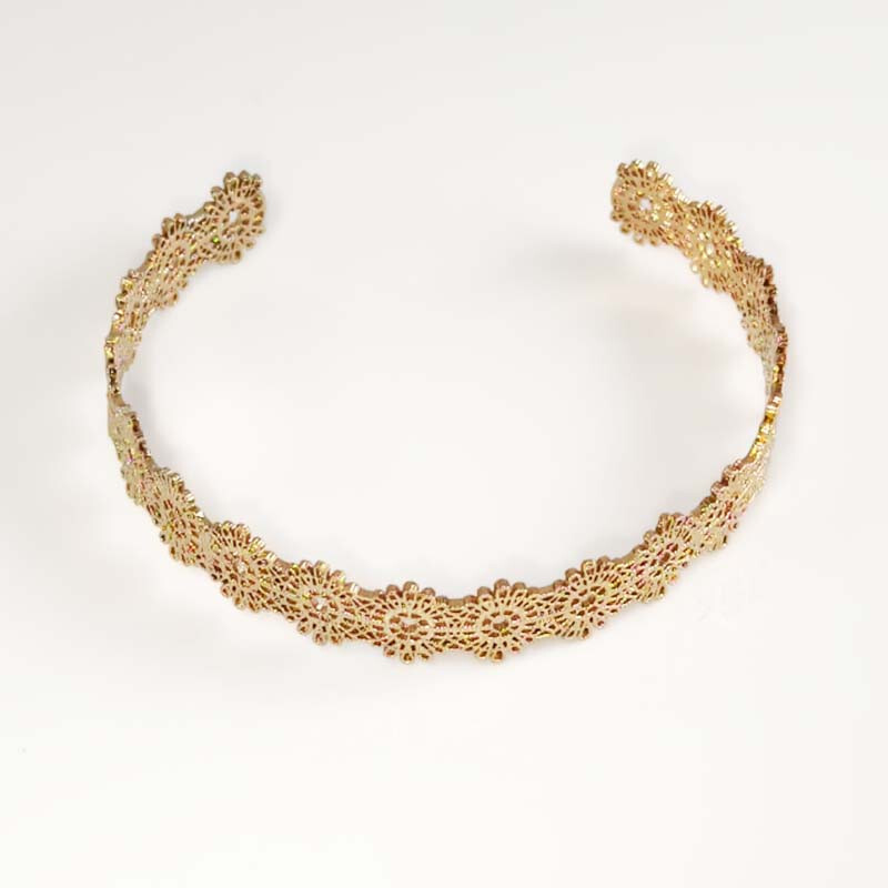 New Banana Republic Floral Open Bangle Gift Fashion Women Party Holiday Jewelry
