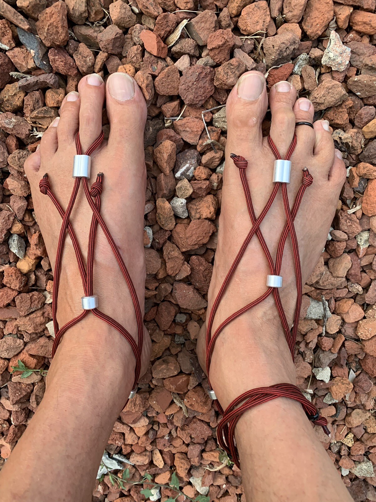Chux Barefoot Sandals Men’s | Foot Jewelry | Soleless sandals | Beach wear